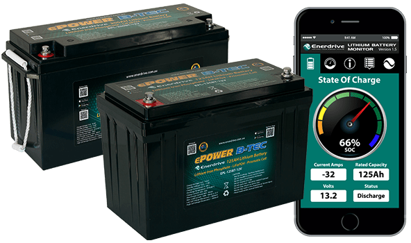 Enerdrive Lithium Battery Systems, Install Kits and Lithium Batteries