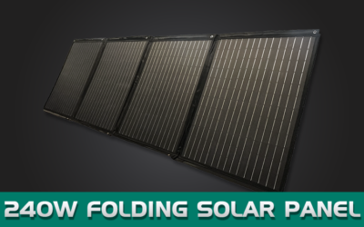 Enerdrive’s New 240W Folding Solar Panel