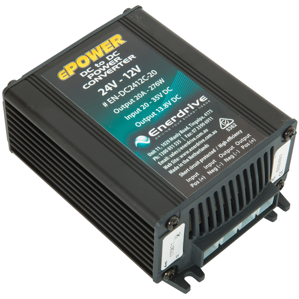 24V - 12V / 20A - Enerdrive Independent Power Solutions