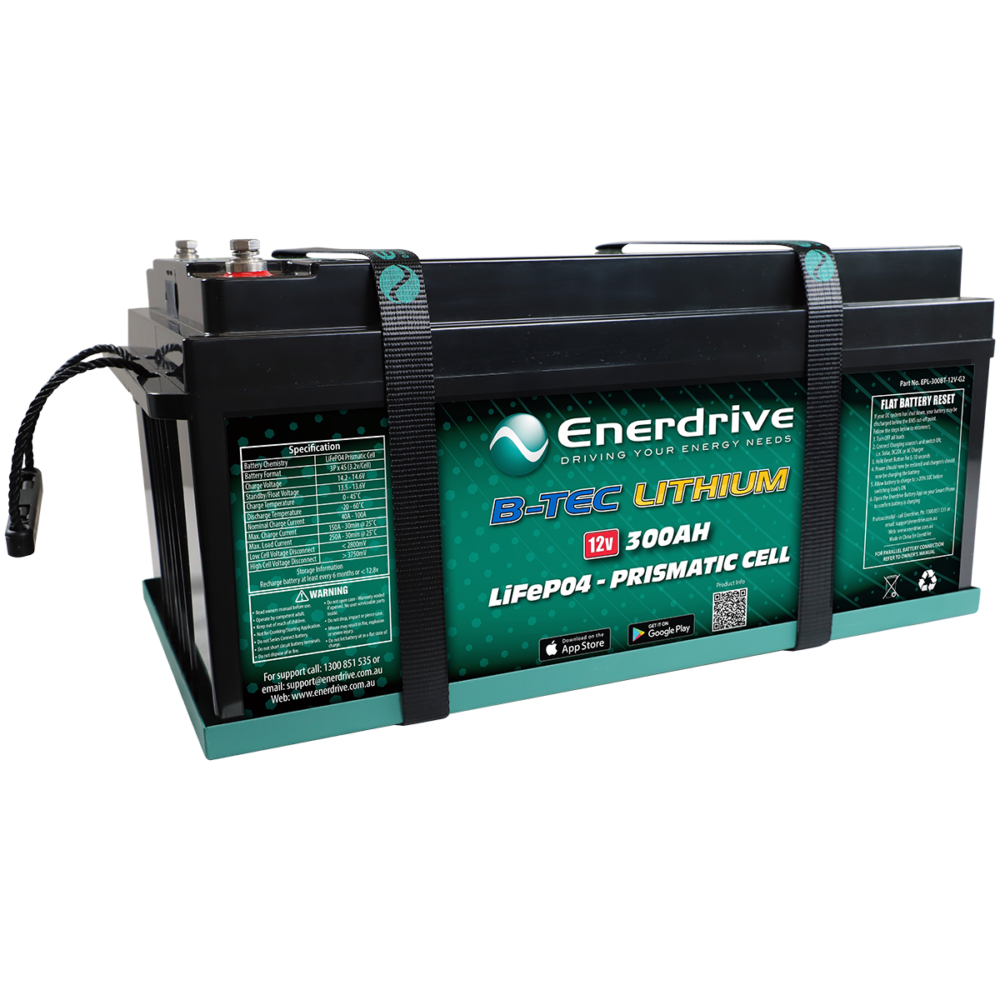 Enerdrive B-TEC 12V 300Ah G2 Lithium Battery | Enerdrive Independent ...